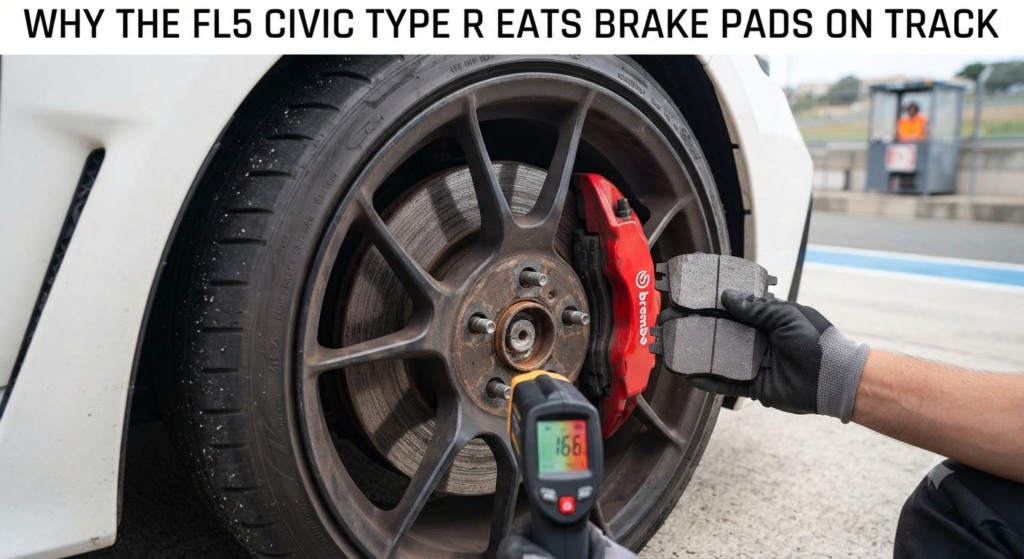 Why the FL5 Civic Type R Eats Brake Pads on Track