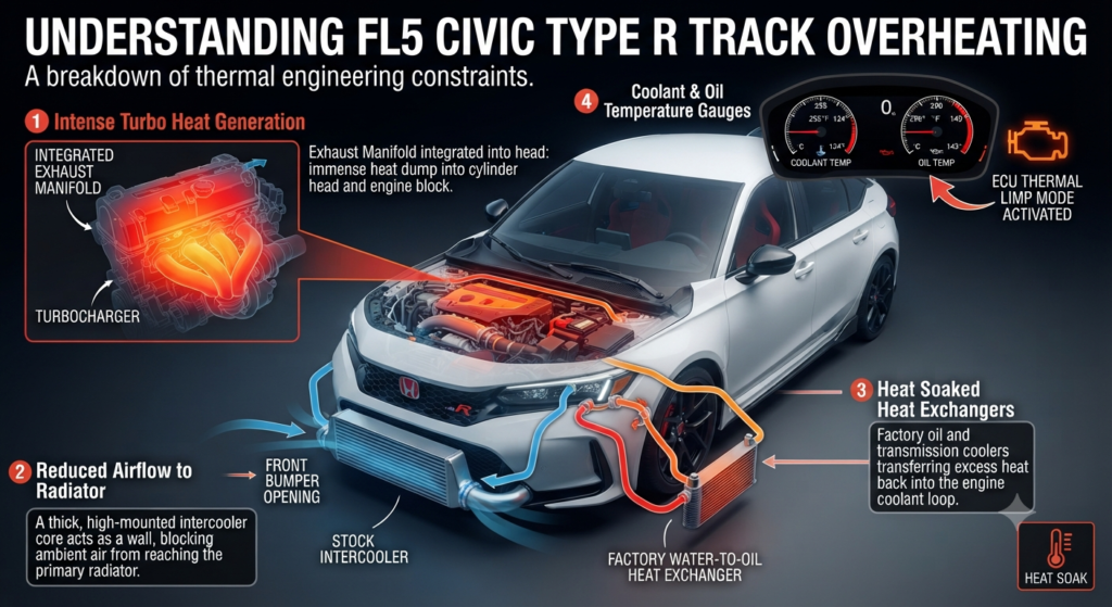 Why the FL5 Civic Type R Overheats on Track