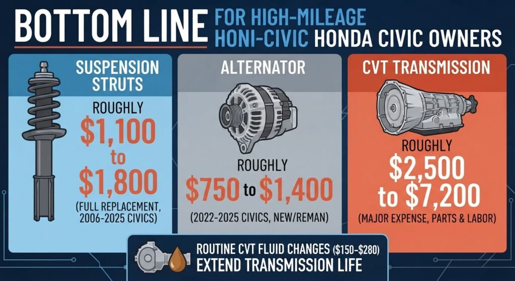 Bottom Line for High-Mileage Owners