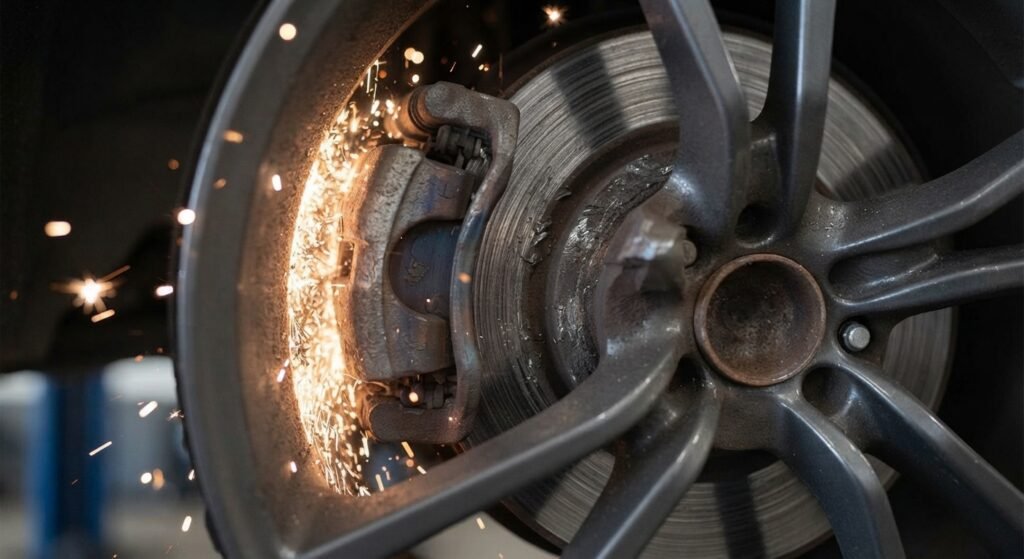 Grinding Metal-on-Metal Sound