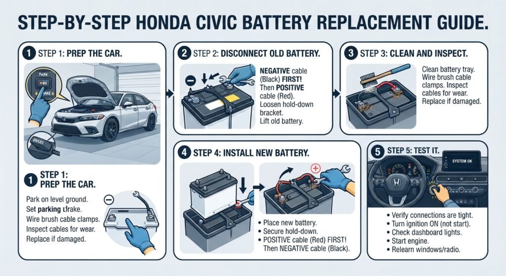 Step-by-Step Battery Replacement Instructions