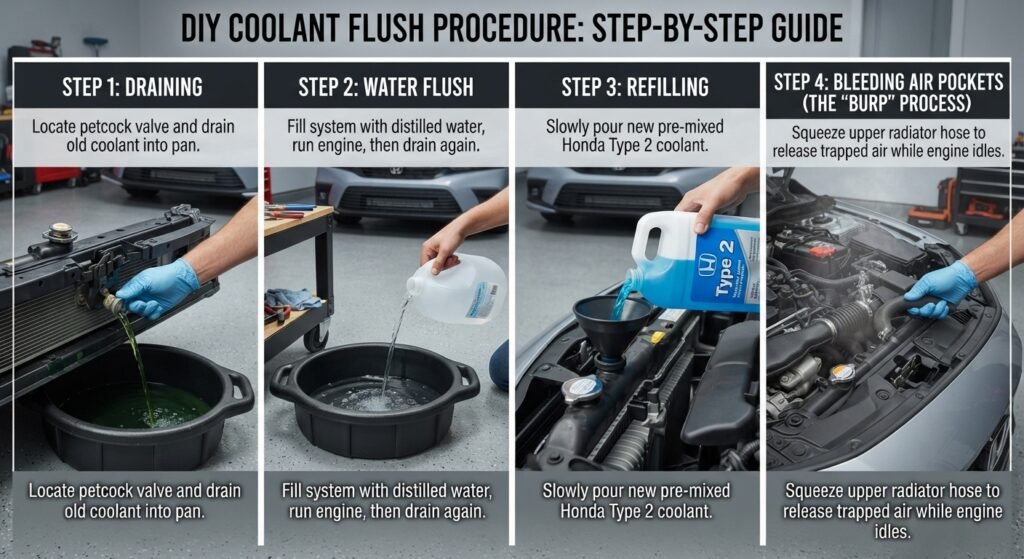 Step-by-Step DIY Coolant Flush Procedure